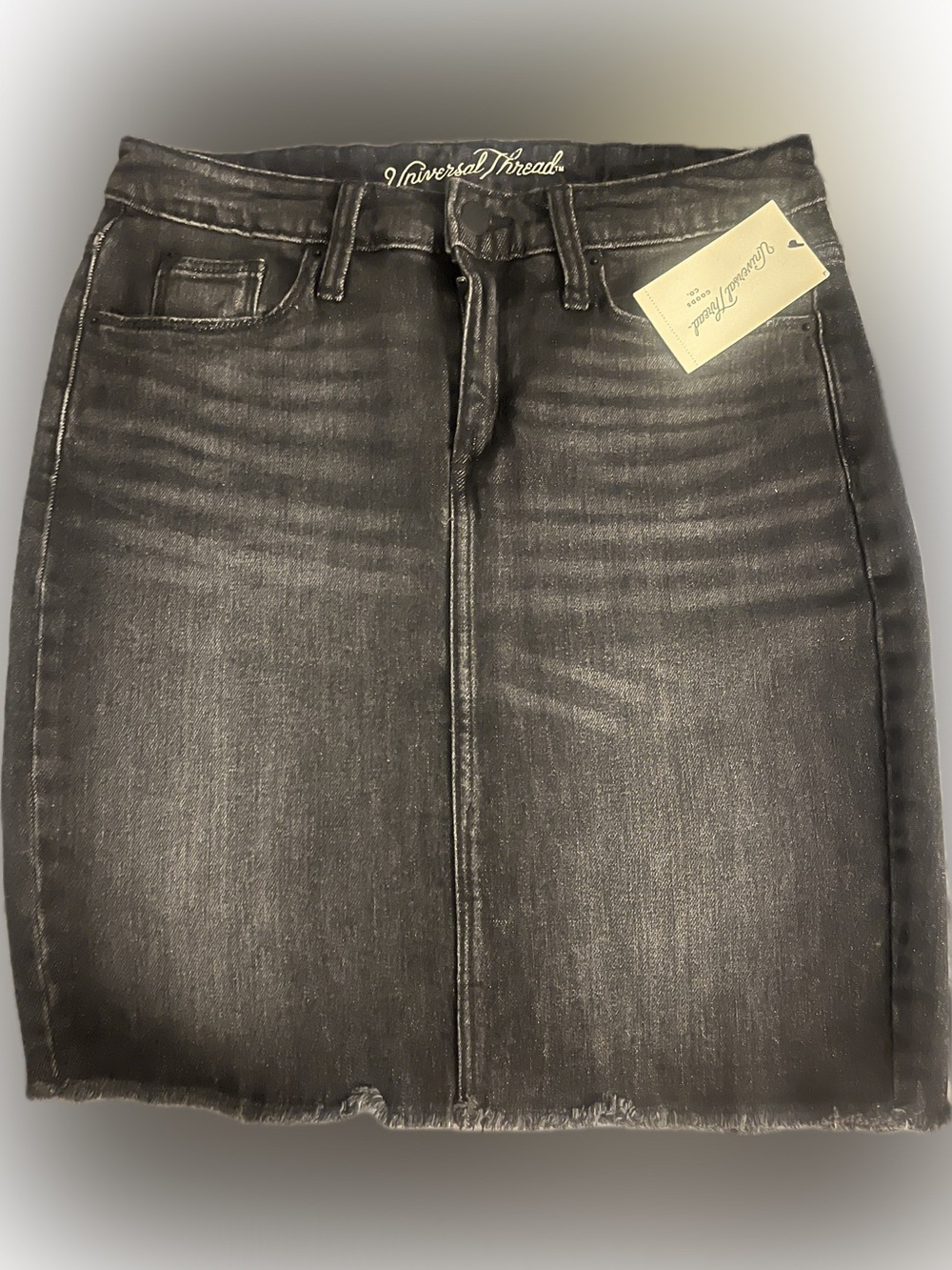 NWT - Universal Thread Goods Co. Women’s Washed Black Skirt